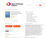 A Brief Introduction to Engineering Computation with MATLAB