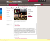 German Culture, Media, and Society, Fall 2006