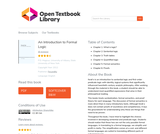 An Introduction to Formal Logic