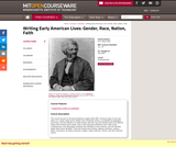 Writing Early American Lives: Gender, Race, Nation, Faith, Fall 2005