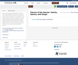 Flavors of the Saucier: Stocks, Sauces, and Soups