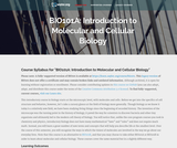 Introduction to Molecular and Cellular Biology