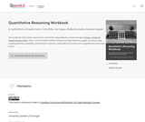 Quantitative Reasoning Workbook