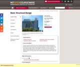 Basic Structural Design, Spring 2009