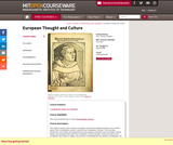 European Thought and Culture, Spring 2008