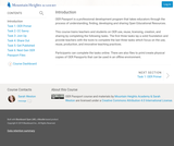 OER Passport Training Program